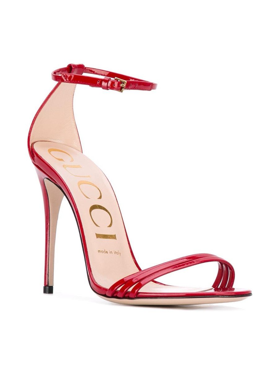 Gucci Damenschuhe: GUCCI VERNICE CRYSTAL HIBISCUS RED Size:40 – Neu (gemäss Beschreibung) aus Lausanne von Nat_Sha 2