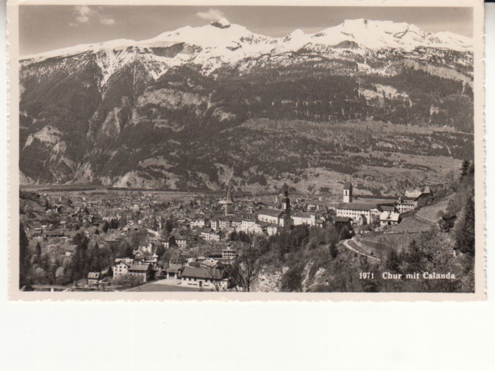 Cartoline postali: Chur ca. 1945 – Usato da Bürglen TG venduto da StampGraf