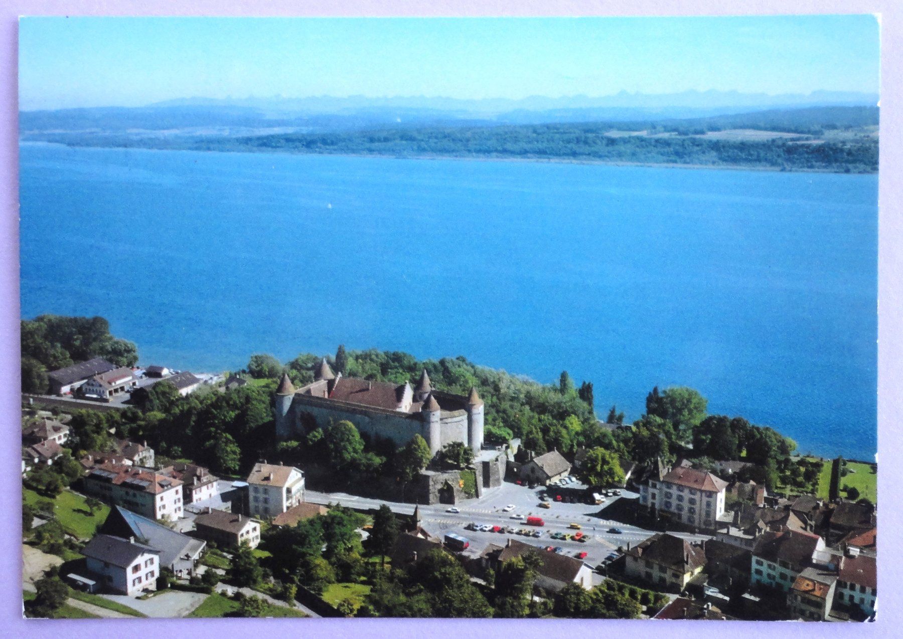 Cartoline postali: Grandson, Vue aérienne – Usato da Fétigny venduto da Billy2miny