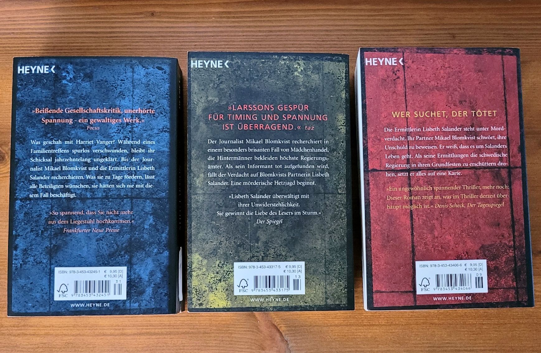 Libri: Stig Larsson, Millenium Trilogie – Nuovo (secondo la descrizione) da Unterengstringen venduto da orpheo13 3