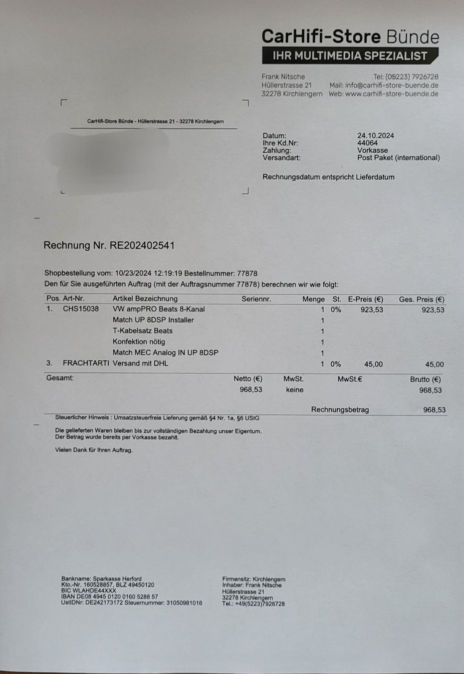 Verstärker: VW amp PRO Beats 8-Kanal + Subwoofer – Gebraucht aus Mamishaus von Meeeisi 3