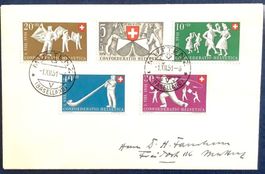 1951 Pro Patria Satzbrief nach Muttenz