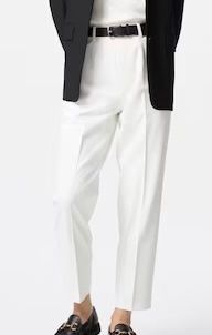 Uniqlo SMART 7/8 Hose Weiss Gr. XXL