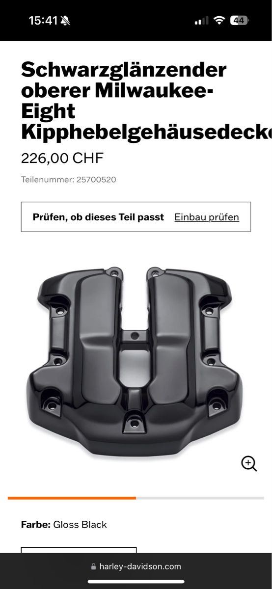 Alle Motorradersatzteile: Harley Davidson Milwaukee Kipphebelgehäusedecke – Gebraucht aus Baden von Jm239 3
