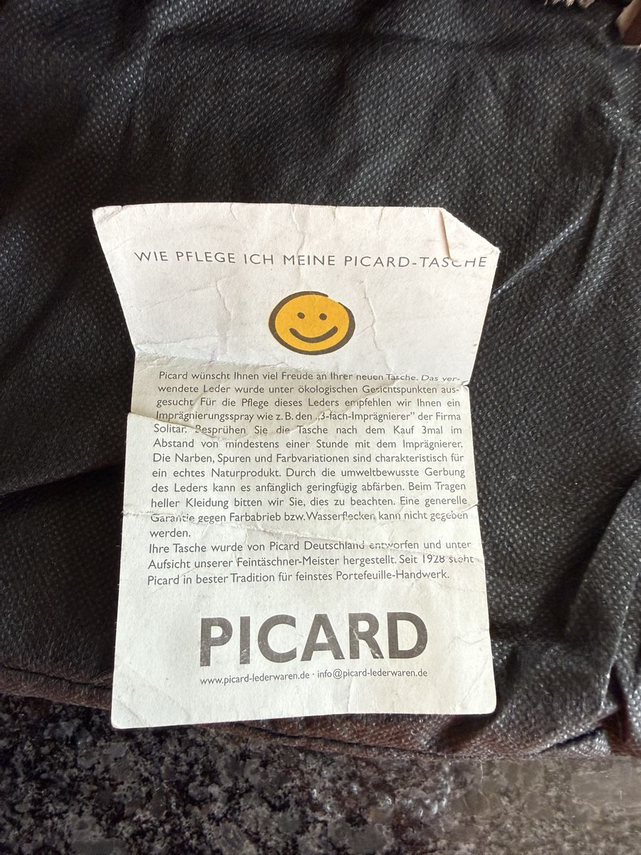 Picard Taschen für Damen: PICARD Ledertasche – Gebraucht aus Zug von Namago 8