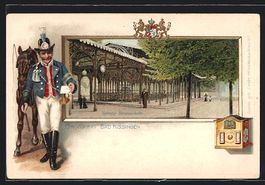 Passepartout-Lithographie Bad Kissingen,