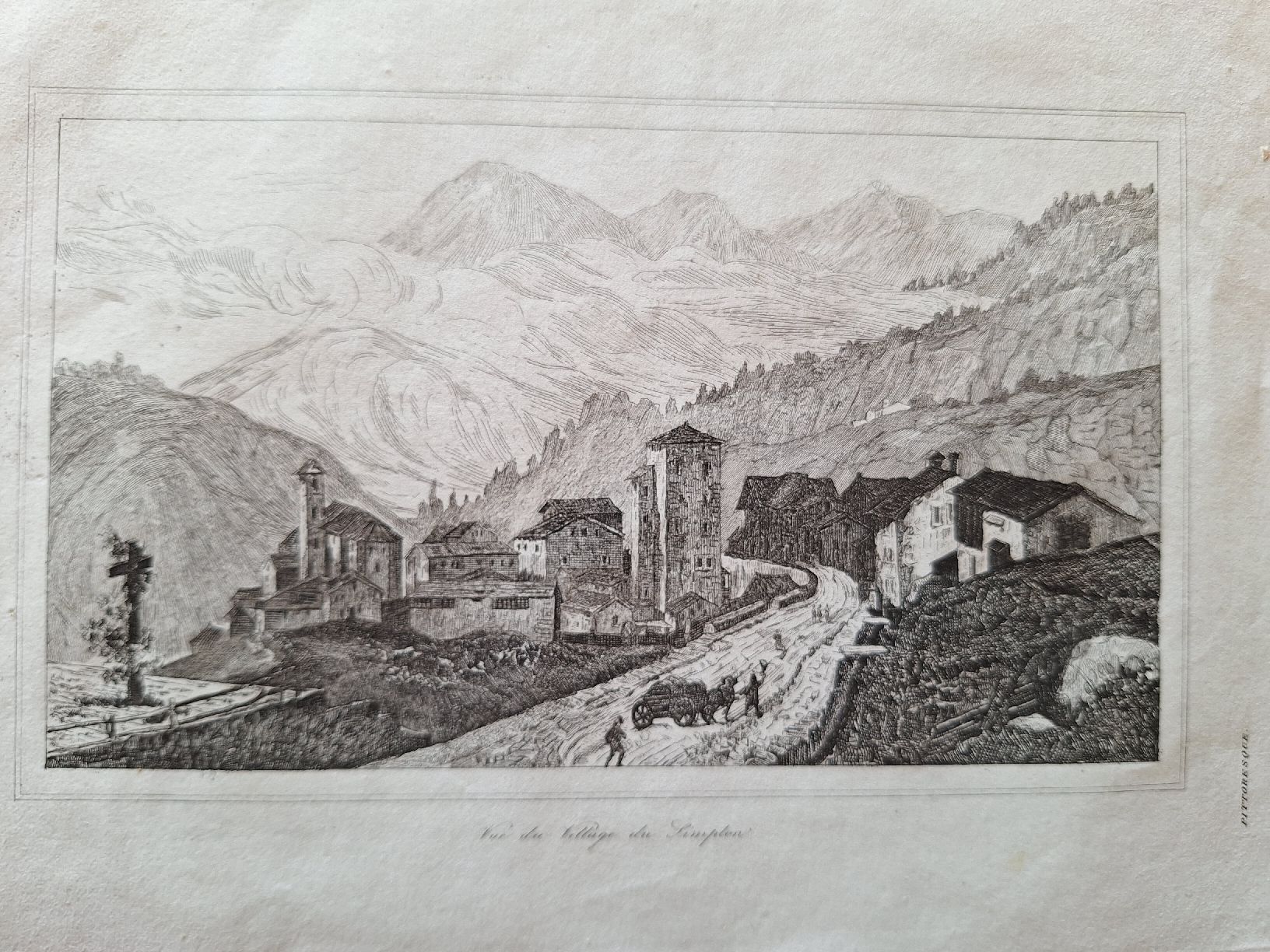 Incisioni: VILLAGE DU SIMPLON – Usato da Bevaix venduto da bohrap