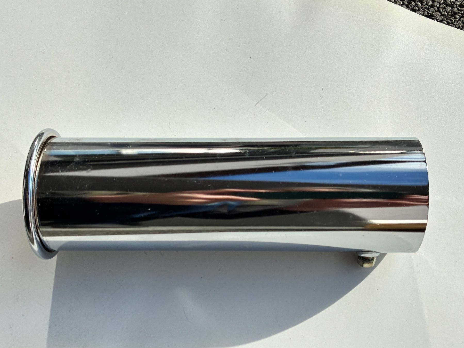 Sistemi di scarico: Auspuff Blenden  Chrom  Endrohr Oldtimer – Nuovo (secondo la descrizione) da Horw venduto da adler65 3