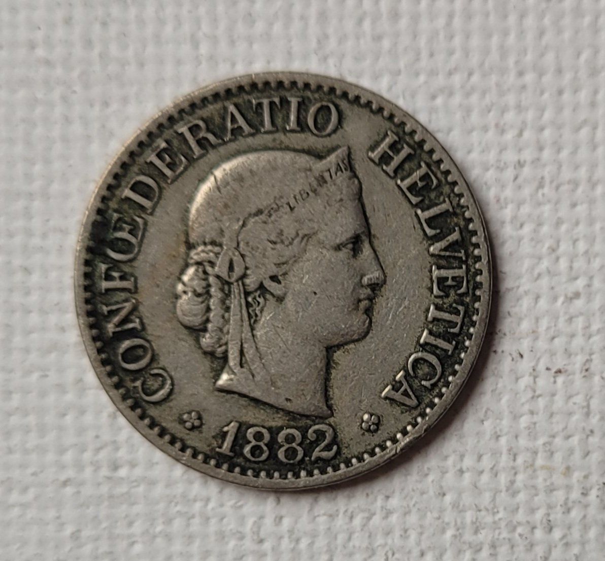 Tutti le monete: 20 RAPPEN – 1882 – Usato da Neftenbach venduto da Mador6
