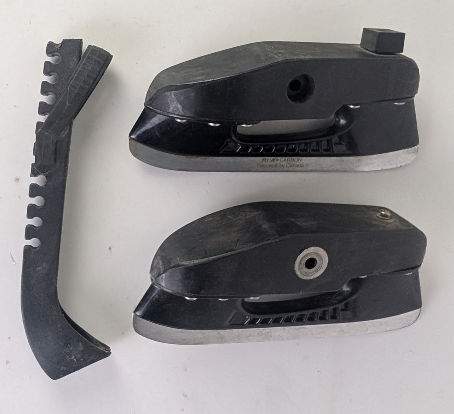 Bauer Pattini da ghiaccio: Bauer Tuuk Carbon Schlittschuh Kufen – Usato da Zürich venduto da axolottchen 8