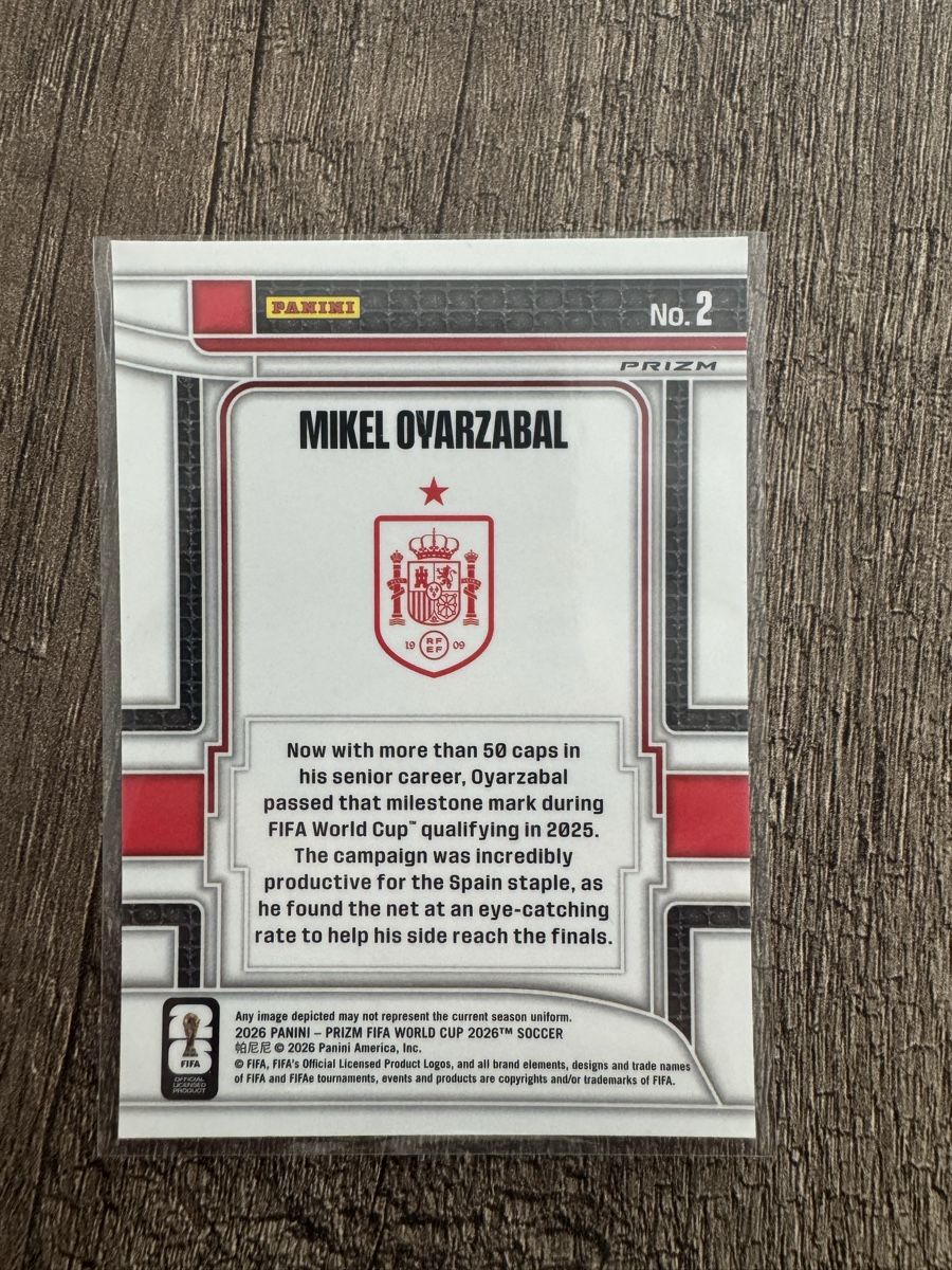 Panini Sammelbilder & Trading cards: 2026 Panini Prizm, Oyarzabal #2 – Gebraucht aus Zollikofen von Bebby12 1