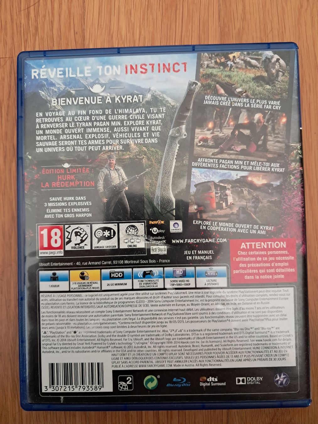 Spiele: Far Cry 4 PS4 – Gebraucht aus Neuchâtel von ffj_fg7j 1