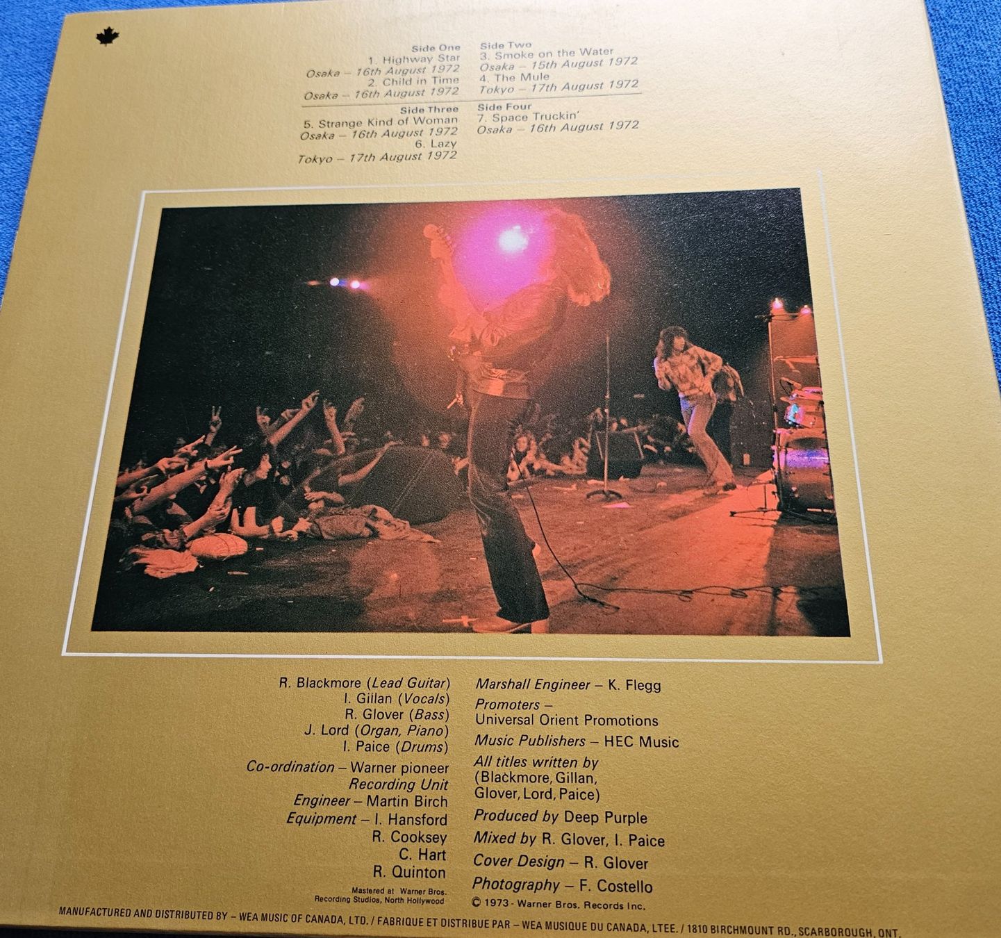 Schallplatten: Deep Purple-Made in japan 2 lp/Gatefold/dj – Gebraucht aus Bremgarten AG von  1