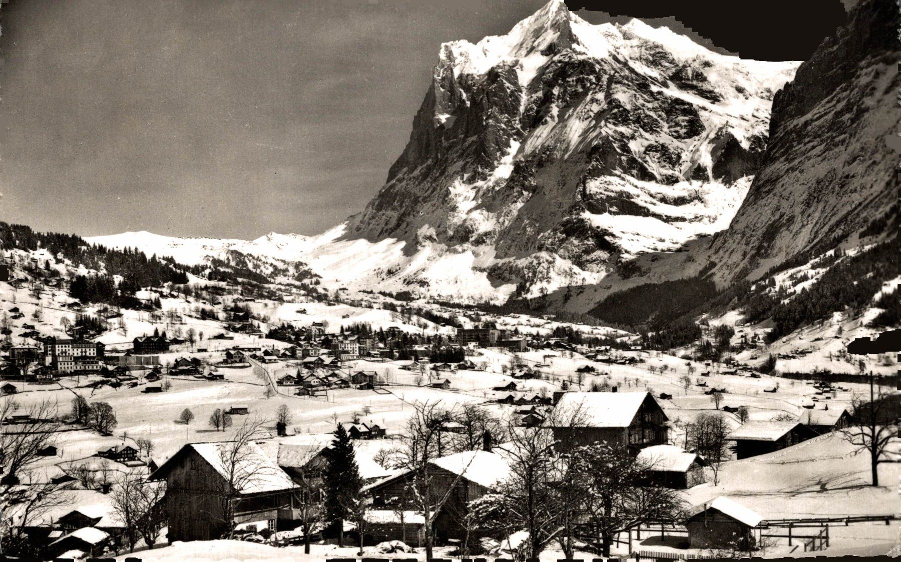 Cartoline postali: Grindelwald mit Wetterhorn – Usato da Bronschhofen venduto da Astore