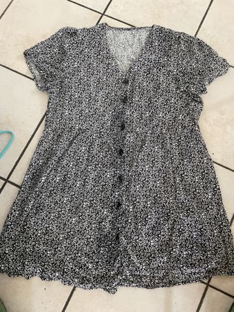 Chicoree viskose Sommerkleid, Gr.L Top Zustand!