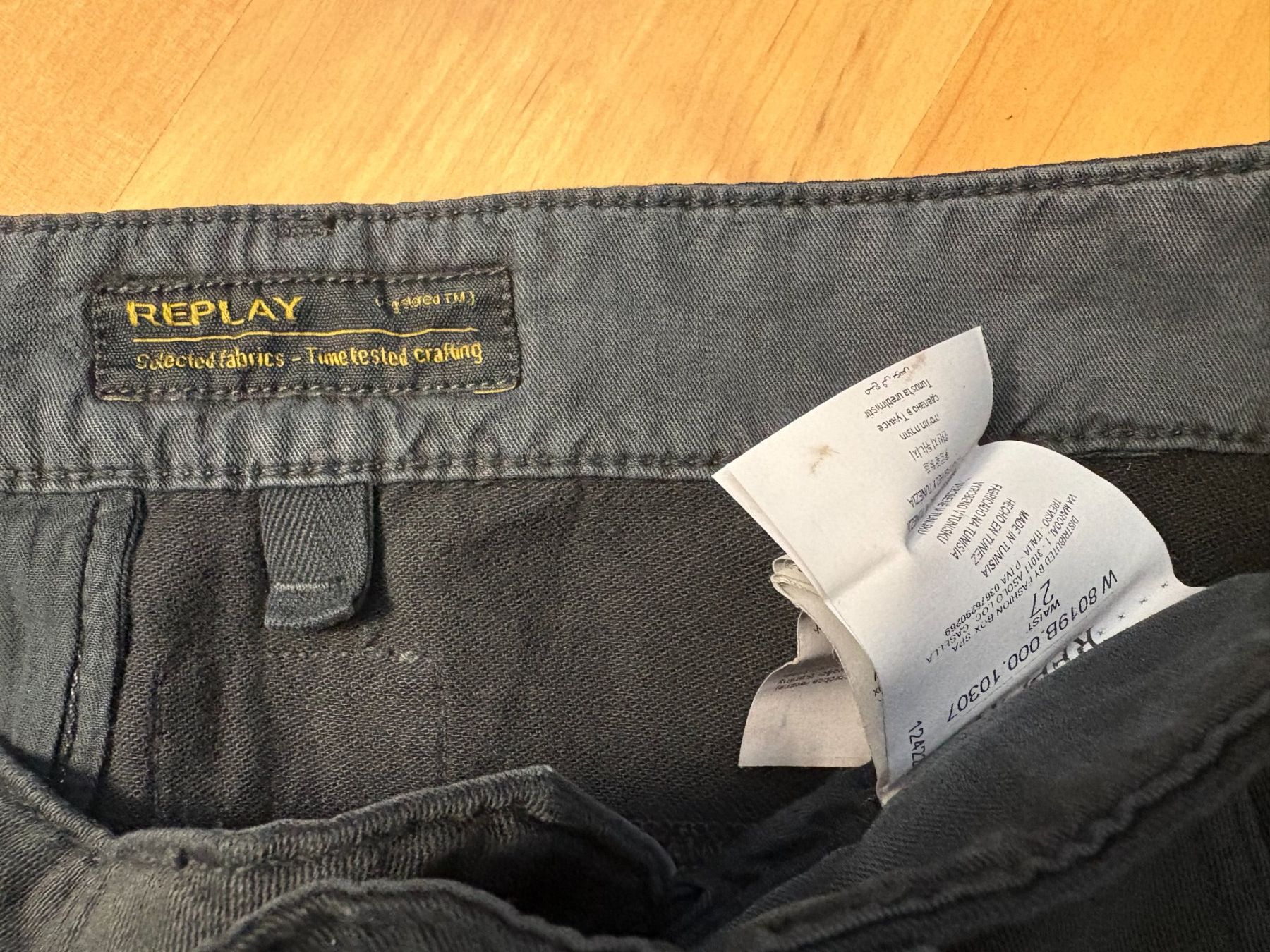 Replay Hosen: Schwarze Cargohose von REPLAY Gr. 27 – Neu (gemäss Beschreibung) aus Willisau von ani_gtk8 1