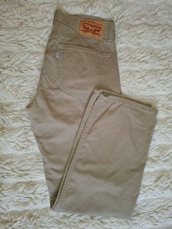 LEVI'S 505 Regular Fit Beige W32 L30