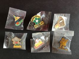 Pin Pins MIGROS GRÜNAU AUTOWAD GURTNER +2 = 6 Stk NEU OVP_1