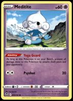 Pokémon Meditite 072/195 EN SWSH12: Silver Tempest