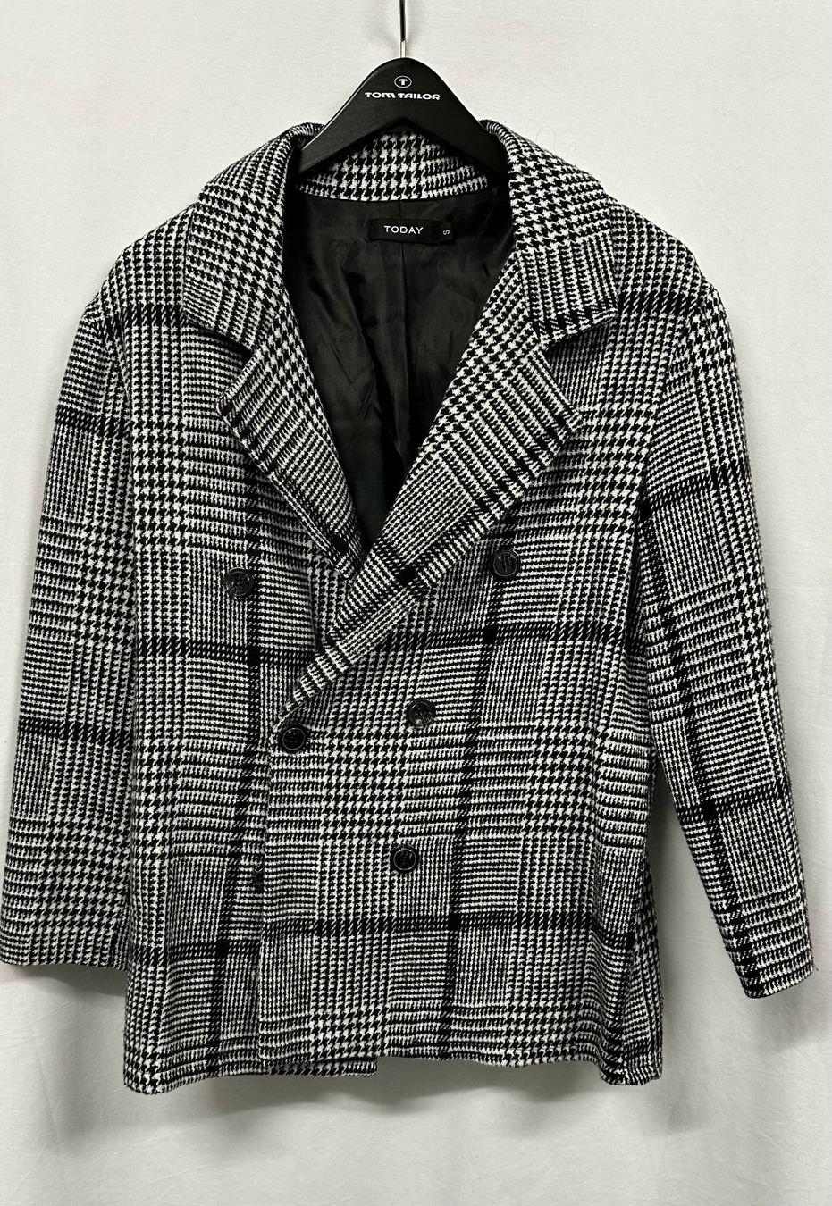 Cappotti: Karierter Mantel Jacke black white Gr. S – Nuovo e nell'imballaggio originale da Sarmenstorf venduto da taosun1