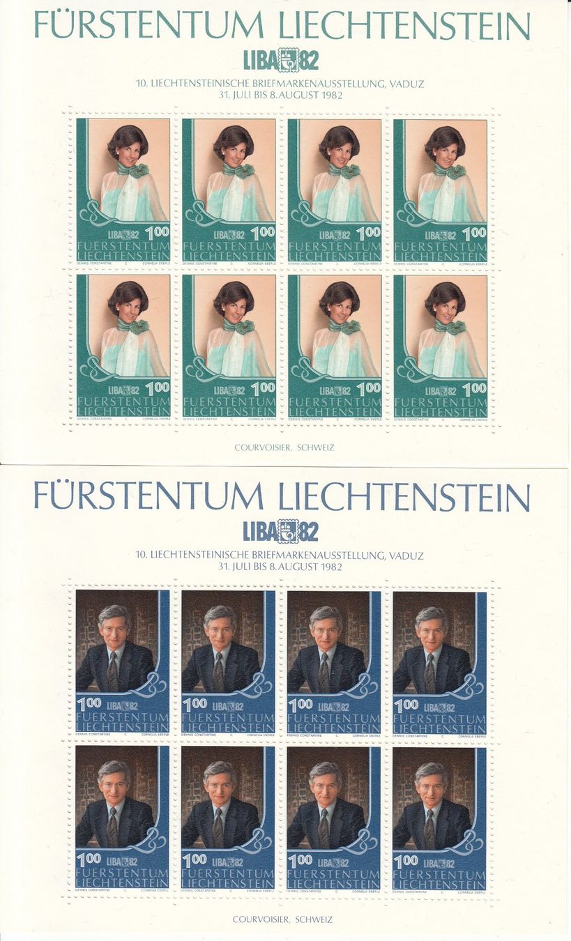 Tutti i francobolli: LBK 736 - 737l Kleinbogen postfrisch – Usato da Bürglen TG venduto da StampGraf
