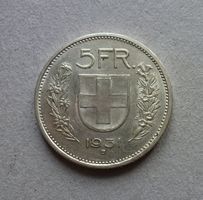 Schweiz ++ 5.- Franken 1931 - 10* ü. Kopf