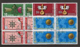 1954 : Serie Nr. 316 - 319 im VB, Ersttag : KP 130.--