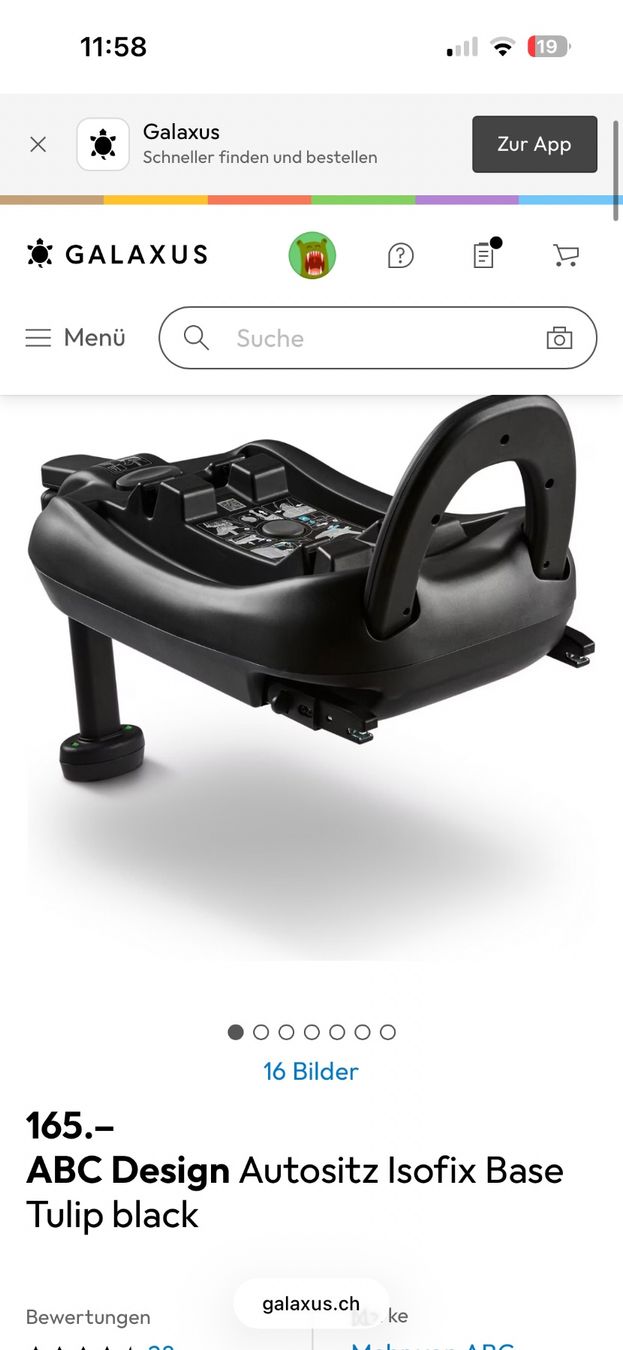 ABC Design Seggiolini per auto: Abc Kindersitz mit Isofix – Usato da Hombrechtikon venduto da vanesa.dj 4