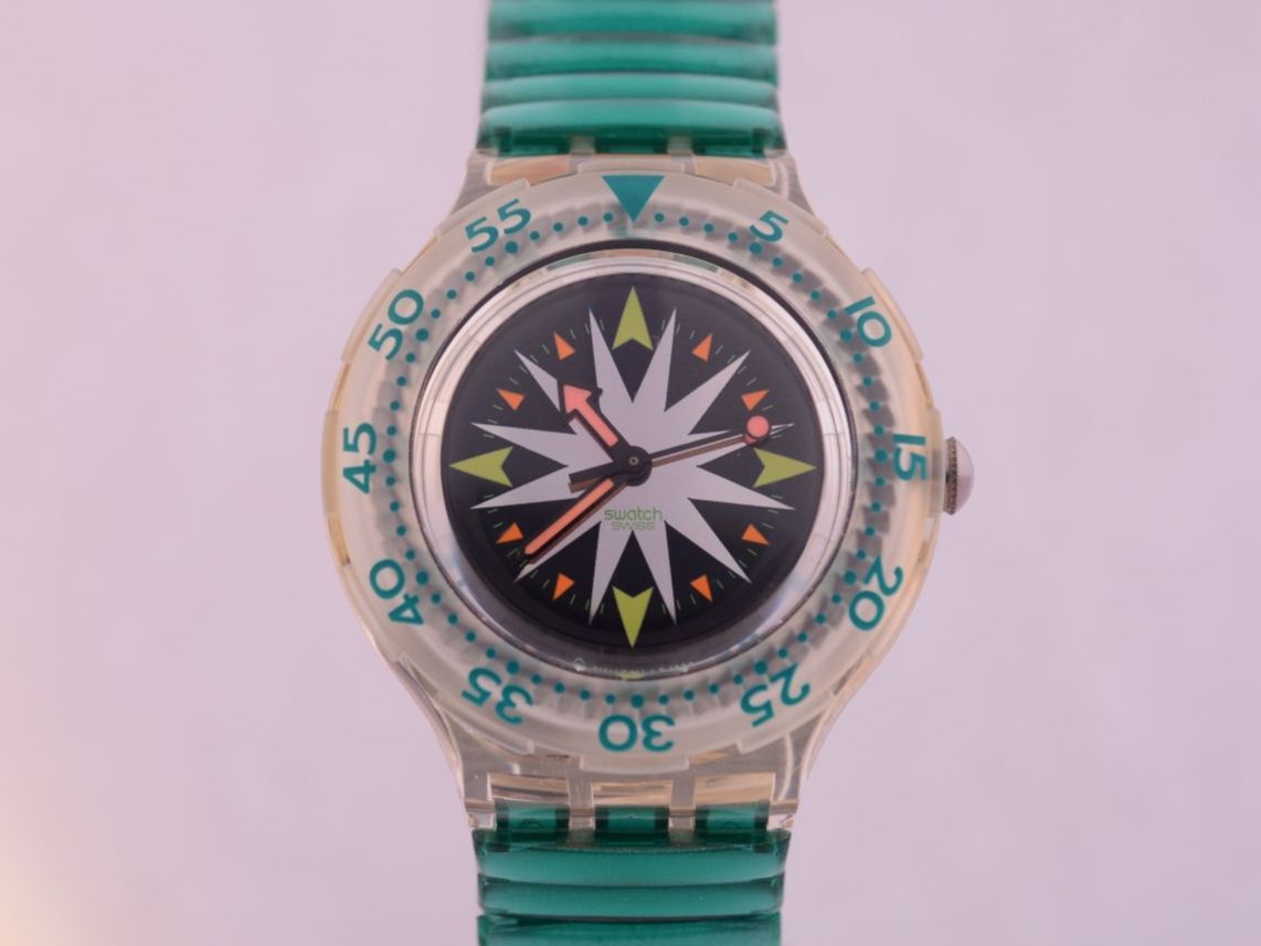 Swatch Orologi: Swatch Scuba Mint Drops – Usato da Wettswil venduto da RPE01