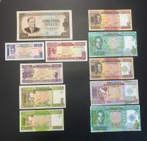 11 Banknoten Guinea, 1980 – 2010, UNZ