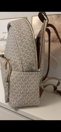 Michael Kors Rucksack beige/grau Monogramm guter Zustand