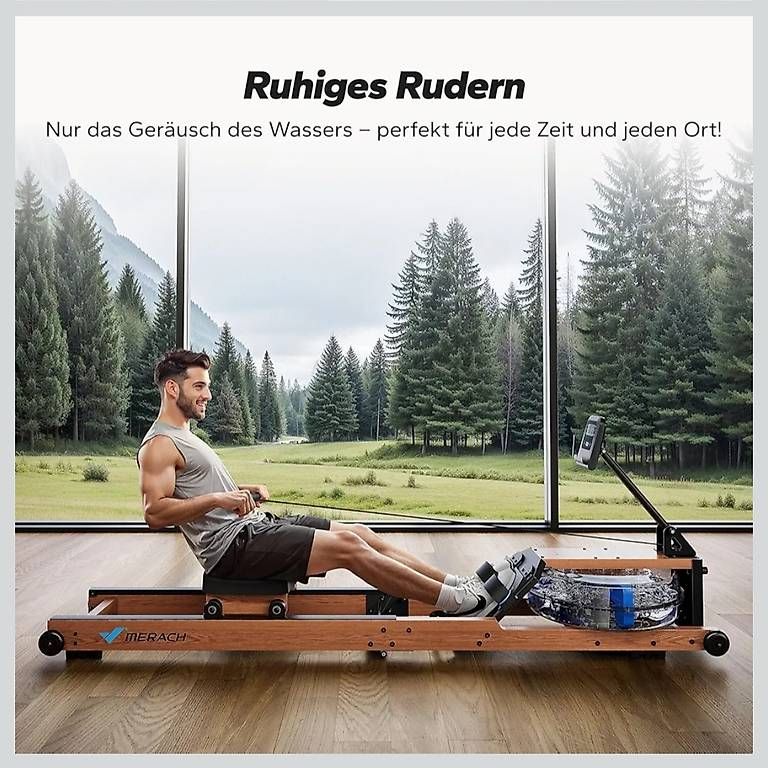 Hometrainer: Wasser Rudergerät aus Holz – Usato da Jonen venduto da mbe_w2zt 3