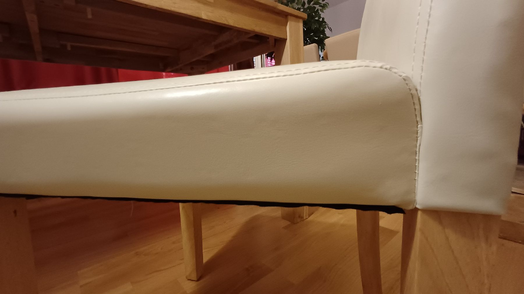 Beliani Sedie: 2 Kunstleder Esszimmerstühle beige – Nuovo (secondo la descrizione) da Uster venduto da ilooma 3