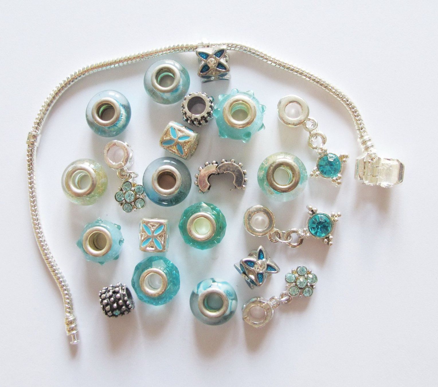 Anhänger: European Beads Kette selber machen DIY – Neu (gemäss Beschreibung) aus Schwanden GL von UHRKNALL