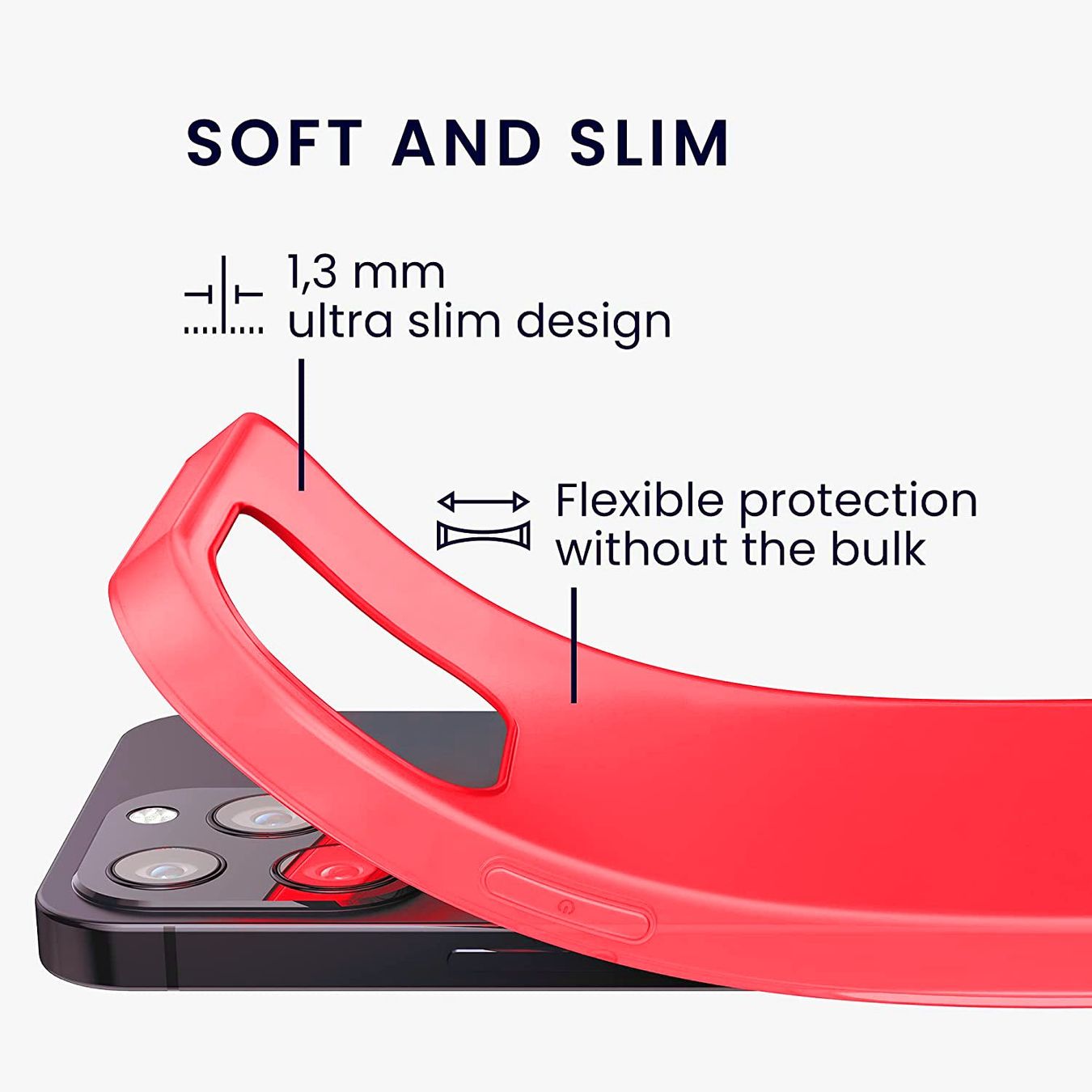Cover & Protezioni schermo: iPhone 14 Pro Max Hülle Etui Silikon Case Back Cover Coque – Nuovo e nell'imballaggio originale da Volketswil venduto da coverandmore 5