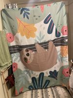 Rideau de douche JUNIQUE paresseux 150x200 | Duschvorhang