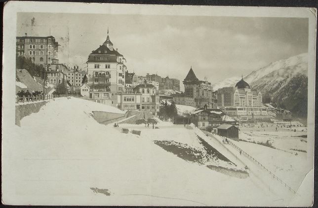 Ansichtskarten: ST. MORITZ DORF im Winter – Gebraucht aus Jona von philajona