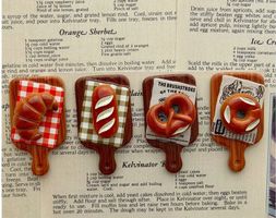 Bakery Collection – 4er Kühlschrankmagnet Set | Neu