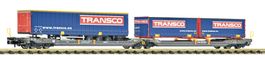 Fleischmann 6660151 Hupac Doppeltaschenwagen T3000e Transco