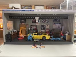 Modellauto Garage Diorama - Sammlerstück! Rarität! Top NEU!