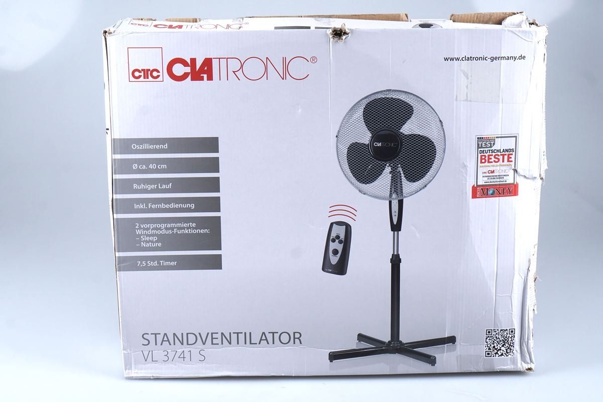 Ventilatori: Clatronic VL 3741 S Standventilator – Nuovo (secondo la descrizione) da Rüti ZH venduto da Restwert_Rueti_ZH