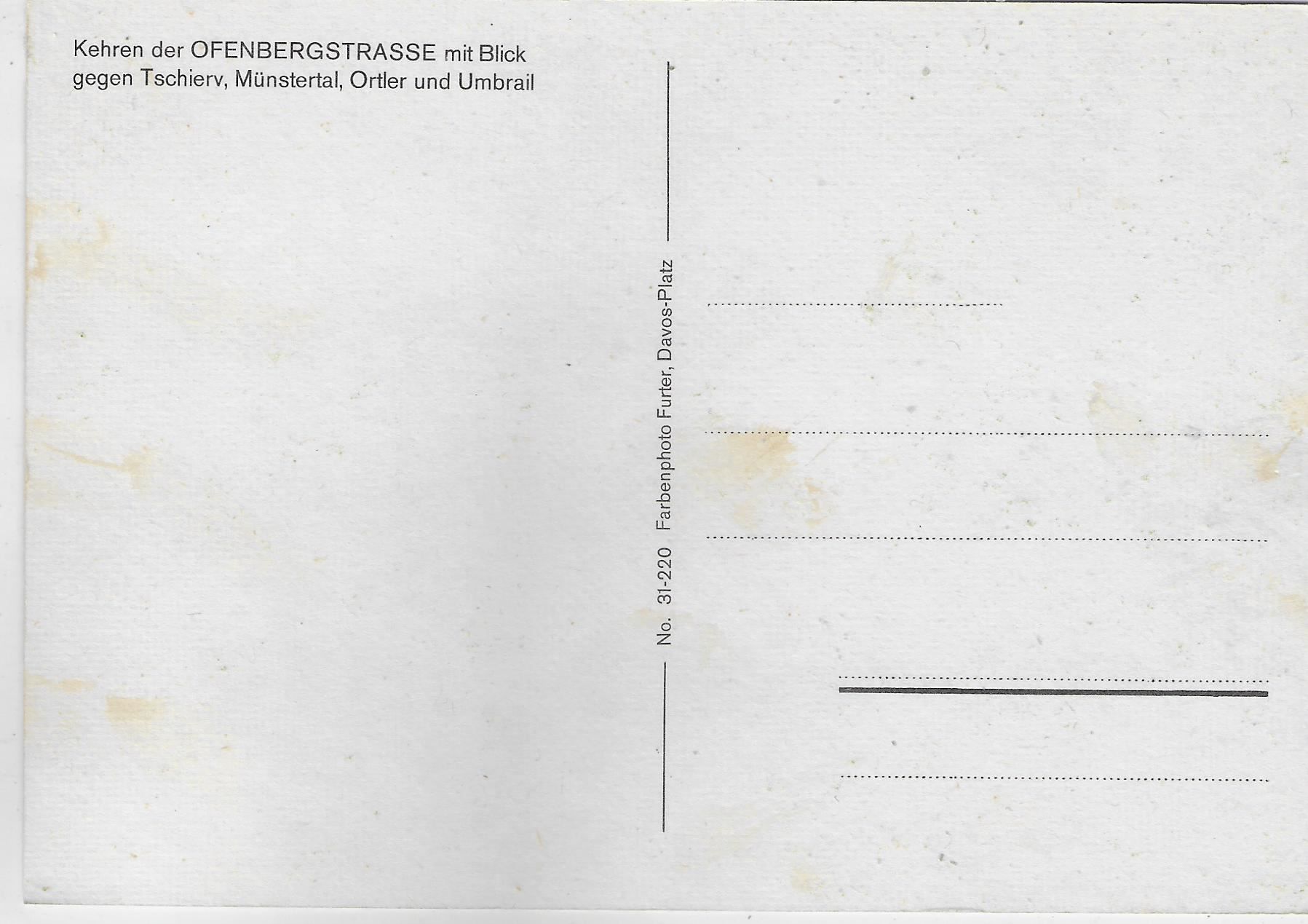 Cartoline postali: Kehren der Ofenbergstrasse – Usato da Ettingen venduto da Kartenplanet 1