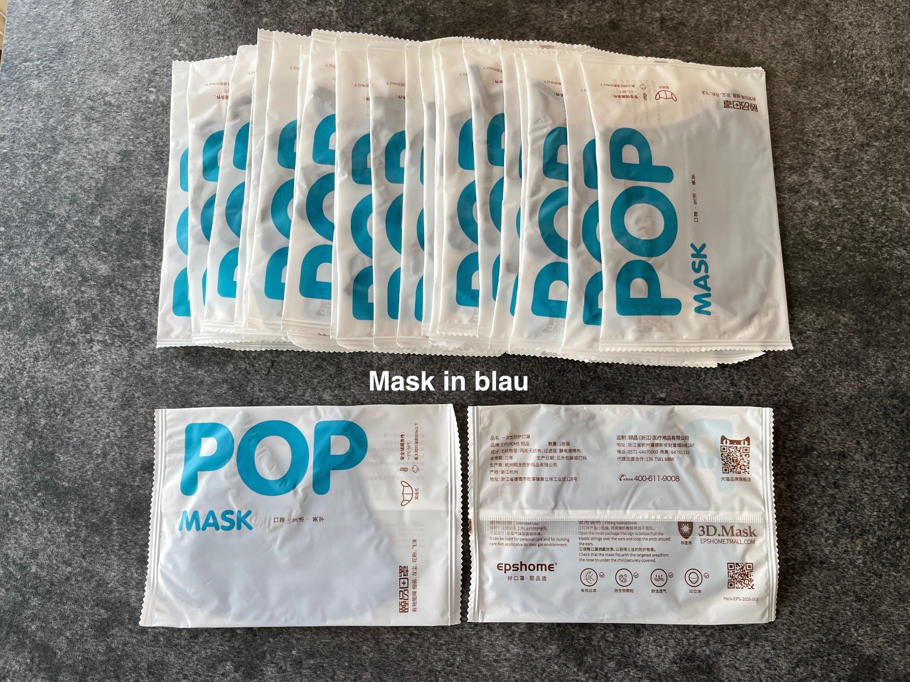 Maschere: 3D N95 Maske - 54 Stück – Nuovo e nell'imballaggio originale da Kilchberg ZH venduto da Simlife 8