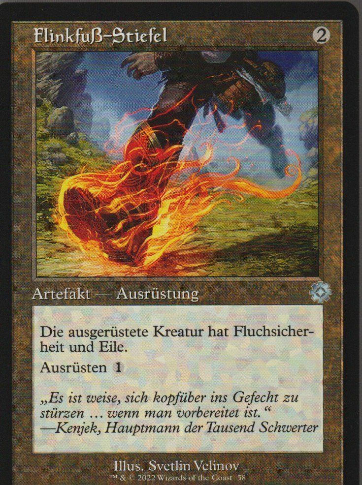 Magic The Gathering Carte collezionabili: Magic The Gathering MTG Retro Frame Artifact 58 Flinkfuß-Sti – Nuovo (secondo la descrizione) da Vezia venduto da Aquarius_Age