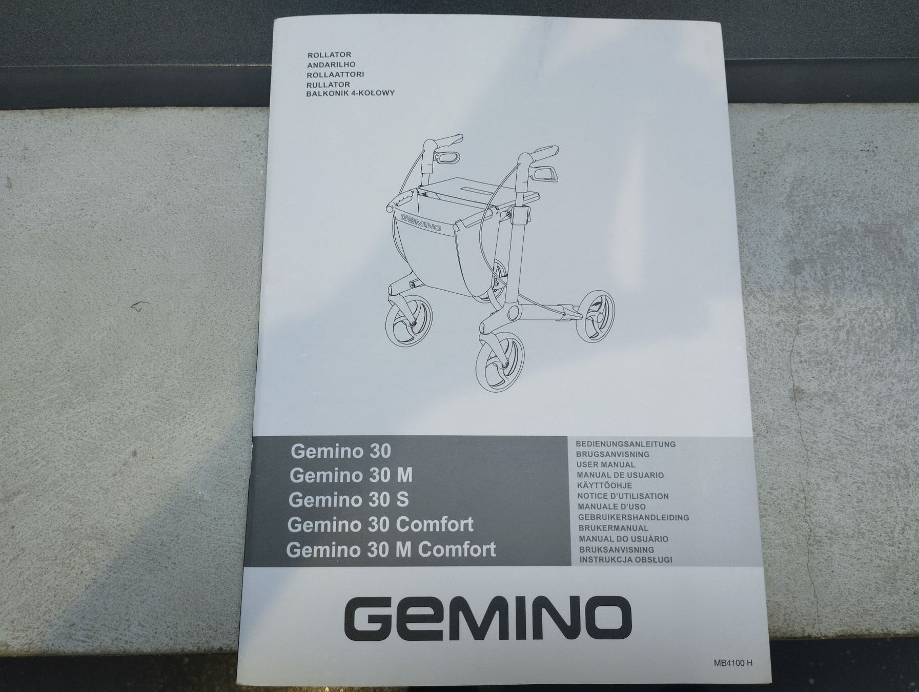 Ausili per la deambulazione: GEMINO 30 Rollator – Usato da Schübelbach venduto da Restwert_Schubelbach 9