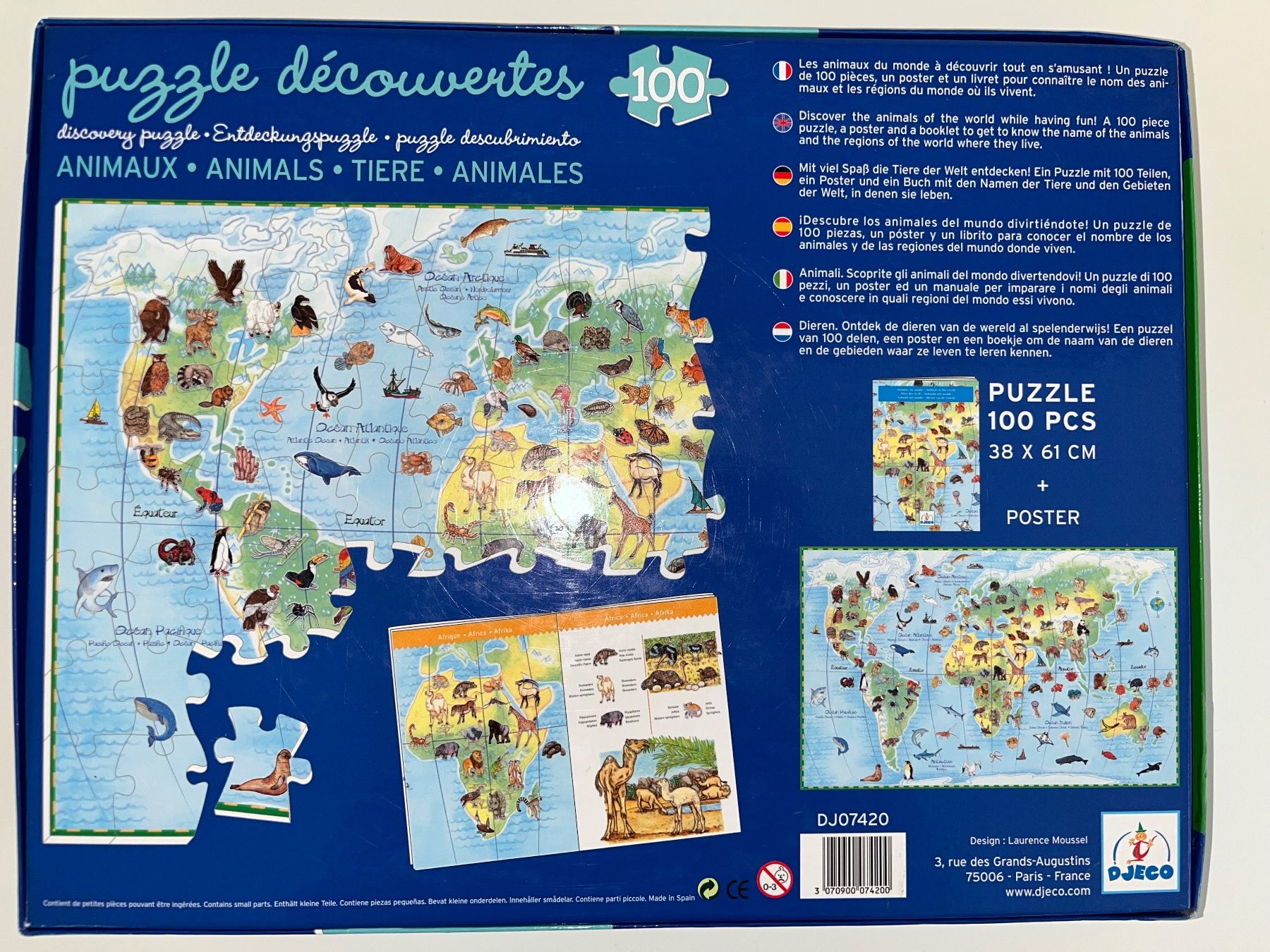 Djeco Puzzles: Puzzle Tiere 100 tlg – Gebraucht aus Meilen von Exclusive00 3