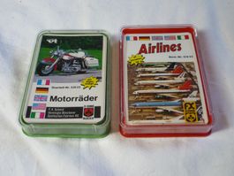 Quartett - Auto Airlines 51922 + Motorräder 53822