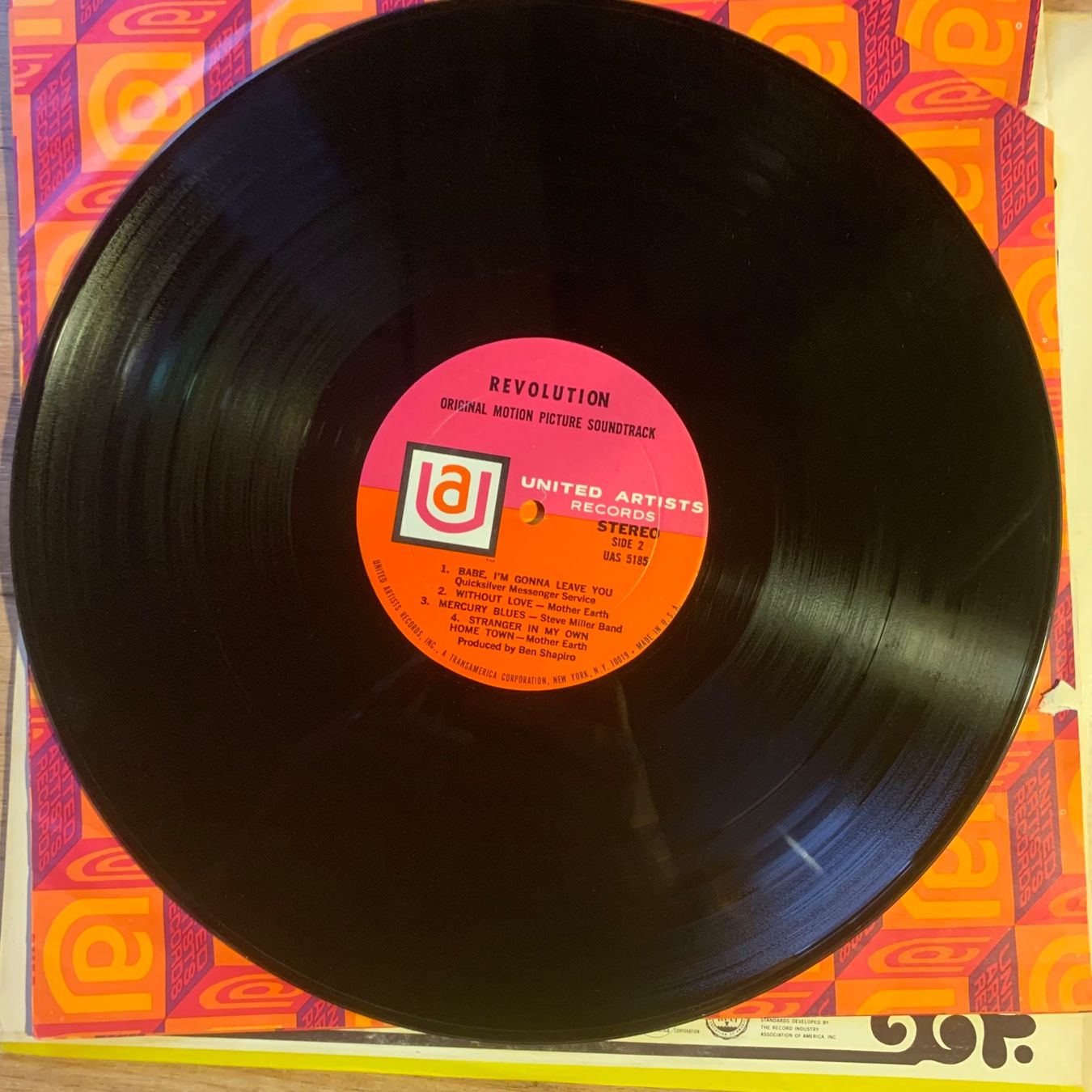 Vinyles: REVOLUTION...OG US 1968...VG+/VG+ – D'occasion à Gals par Diskopat 3