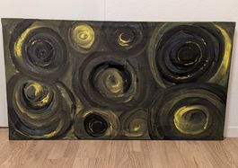 CC ART, CH Künstlerin, Acrylgemälde 65x120cm, auf Leinwand!