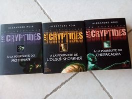 Livre les cryptides (3x) d'Alexandre Moix, comme neufs